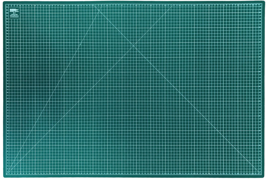Schneidematte Schneideunterlage 5-lagig selbstheilend A1 600x900 mm grün